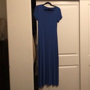 Blue maxi dress